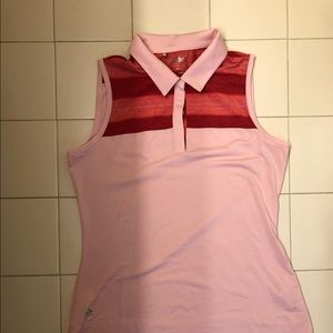 No sleeve golf shirt